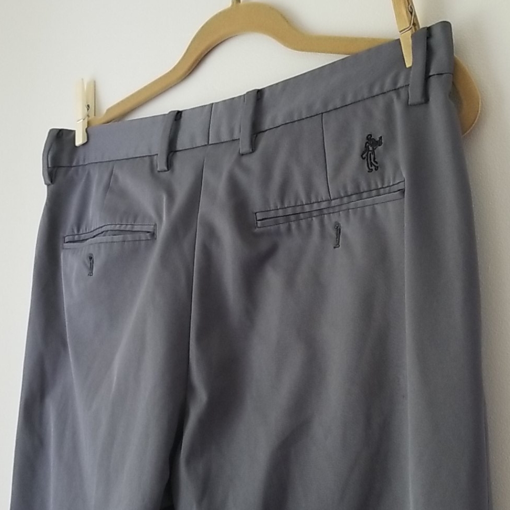 Mens Ashworth Lightweight Golf Pants 32x32 Dark Gray